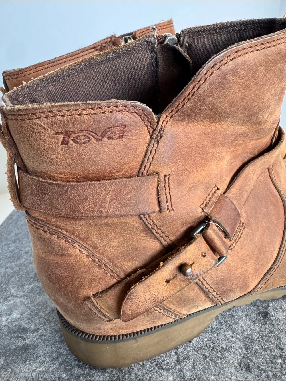 Teva leather boots